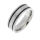 Edelstahlring/Blackinlay