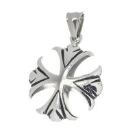 Stainless Steel Pendant – Round Medallion with...
