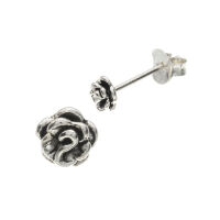 Silberohrstecker - Rose