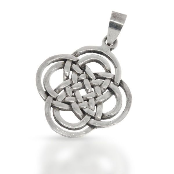 925 Sterling Silberanhänger - Keltischer Knoten