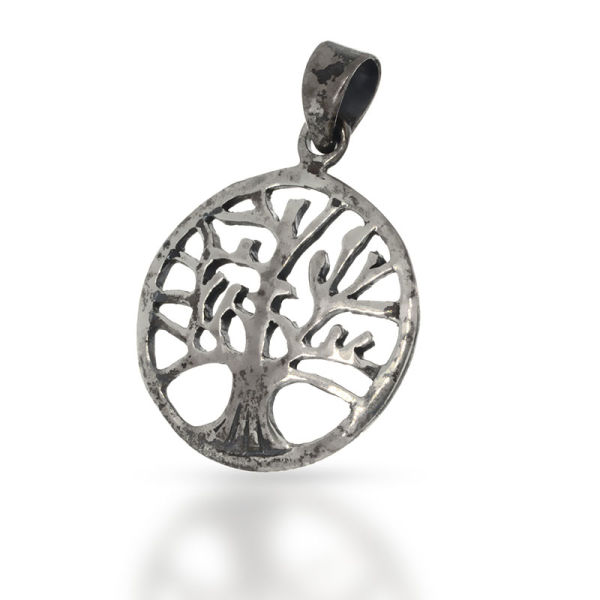 925 Sterling Silberanhänger - Lebensbaum