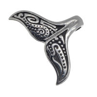 Stainless steel pendant - whale fin (fluke)