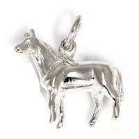 925 Sterling Silberanhänger - Pferd "Ulukaan"