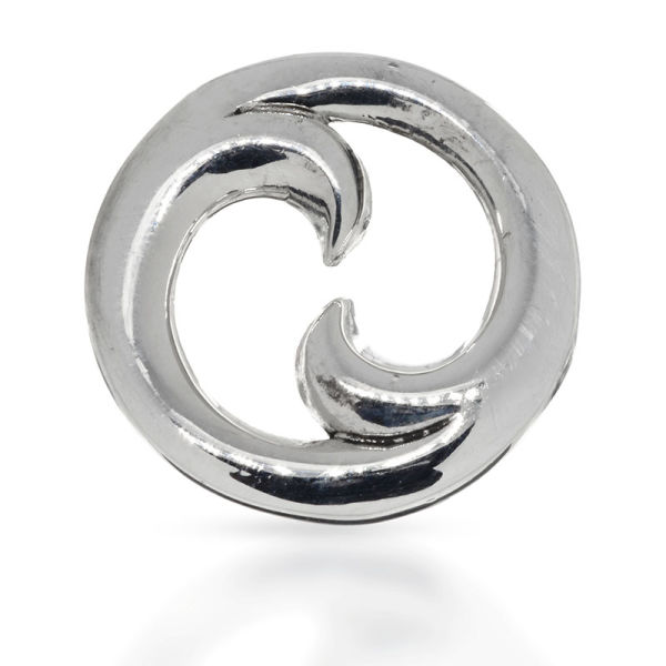 925 Sterling Silberanhänger - Porowhita Maori ohne Öse