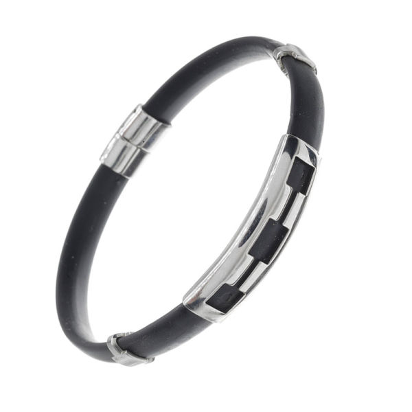 Vinyl Stainless Steel Bracelet