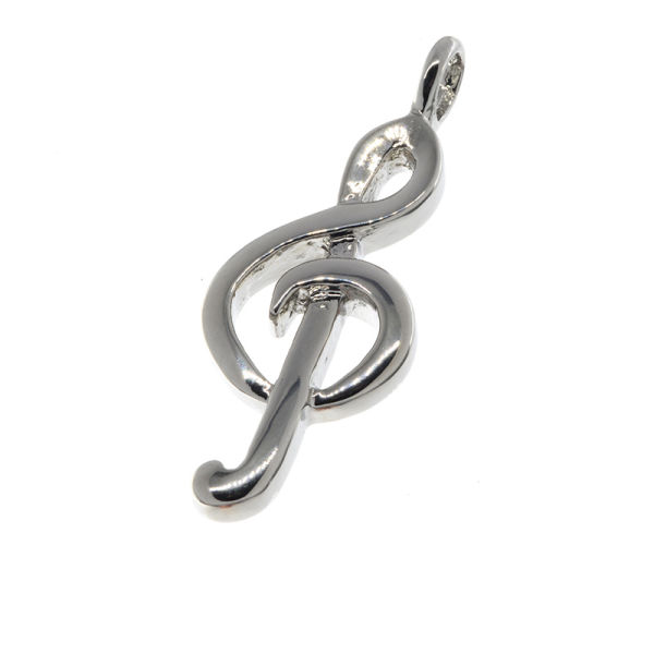 Stainless Steel Pendant - Musical Notation