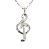 Stainless Steel Pendant - Musical Notation
