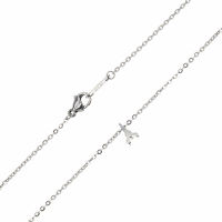 1 mm Edelstahlkette mit Anhänger