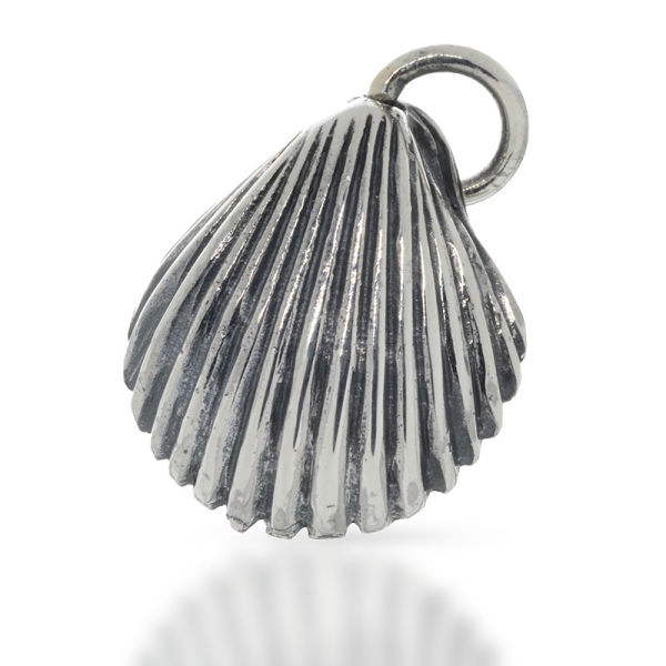 925 Sterling Silberanhänger - Muschel "Concha"