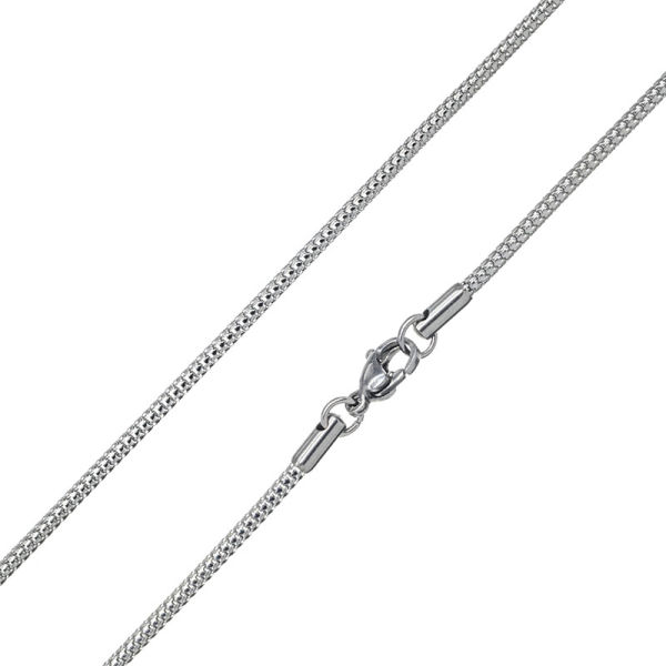 Edelstahlkette - Popcornkette 2 mm Stärke