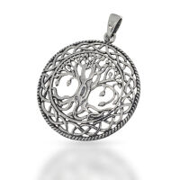Tree of Life Pendant “Wylodar” with Braided...