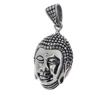 Stainless steel pendant - Buddha head