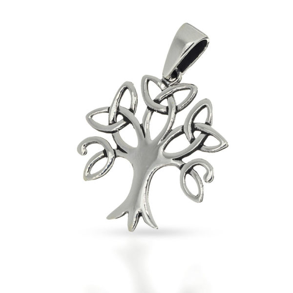 925 Sterling Silberanhänger - Baum des Lebens