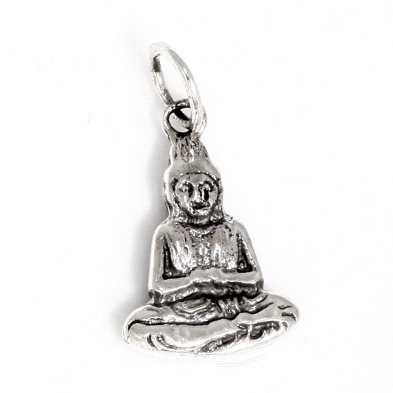 925 Sterling Silberanhänger - Buddha "Zeno"