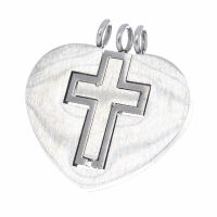 Stainless Steel Pendant – Heart Pendant with...