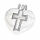 Stainless Steel Pendant – Heart Pendant with Matching Cross
