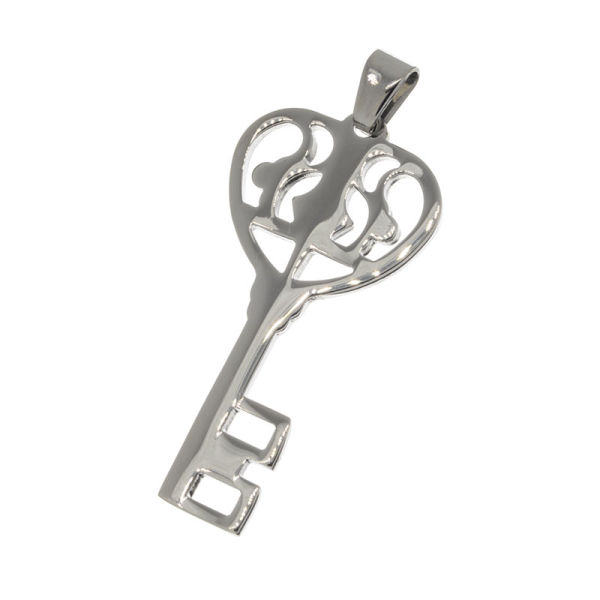 Edelstahlanhänger - Schlüssel