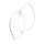 Ohrhaken aus Silber - VE: 1 Paar