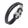 Lederarmband mit Edelstahlverschluss