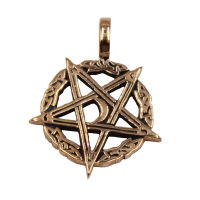 Bronzeanhänger - Pentagramm