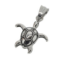 Stainless steel pendant - turtle