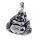 Stainless steel pendant - Buddha Polished