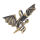 Bronzeanhänger - Fliegender Drachen mit Schwert