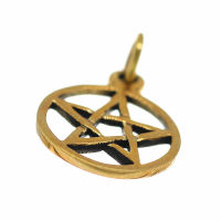 Bronzeanhänger - Pentagramm "Alpfuß"