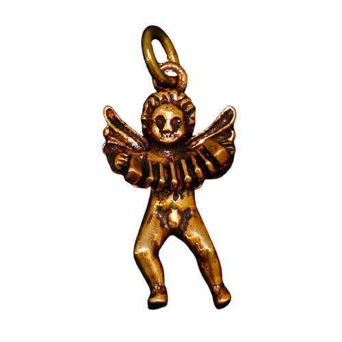 Bronzeanhänger Engel