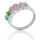 925 Sterling Silberring - Zirconia Stones