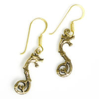 Bronze earrings - Celtic dragon