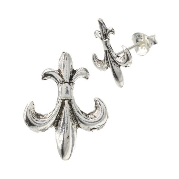 Silver Stud Earrings - Lily
