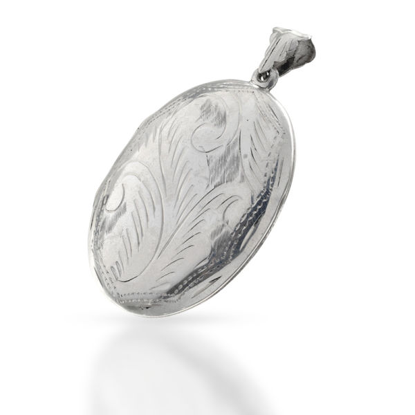 925 Sterling Silberanhänger - Medaillon "Theresa"