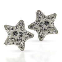 925 Sterling Silver Stud Earrings – Sparkling Stars...