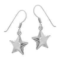 925 Sterling Silver Drop Earrings – Compact Stars...