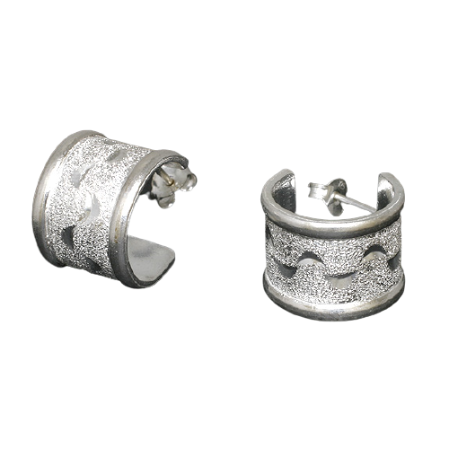 925er Sterling Silber Steckcreolen