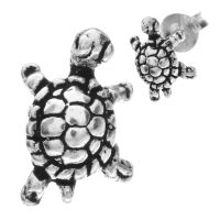 Silberohrstecker - Schildkröte