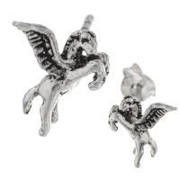 Silberohrstecker - Pegasus / geflügeltes Pferd