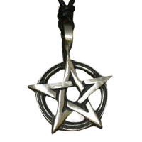 Zinnanhänger - Pentagramm