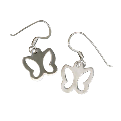 Ohrhänger 925er Sterling Silber - Schmetterlinge