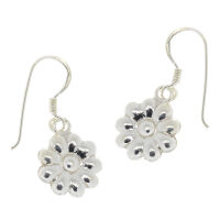 Ohrhänger 925er Sterling Silber- Blumen