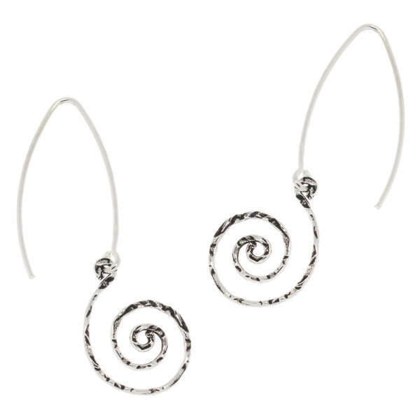Ohrhänger 925er Sterling Silber- Spirale