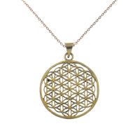Bronzeanhänger - Blume des Lebens "Abydos"
