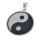 Stainless steel pendant - Yin and Yang