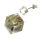 Ohrstecker 925er Sterling Silber- Würfel schillernd