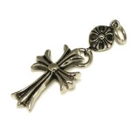 Edelstahlanhänger – Lilienkreuz mit...
