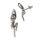 Silver Stud Earrings - Fitness