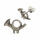 Silver Stud Earrings - Posthorn