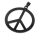 Edelstahlanhänger Peace - PVD Black