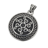 Stainless Steel Pendant - Celtic Ornament Amulet